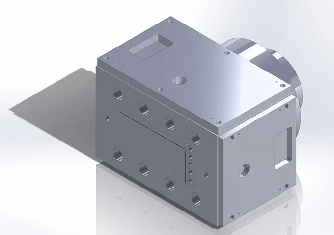 Extrusionswerkzeug für Kunststoffprofile mit Präzisionsmatrize und Kalibriereinheit